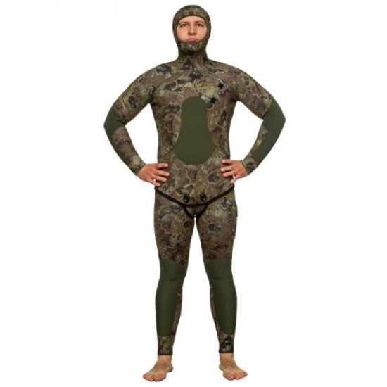 Гідрокостюм Marlin Camoskin Pro Green 7 мм 56