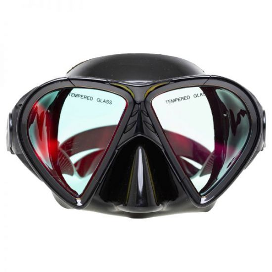Маска Marlin Crystal Black з просвітленим склом