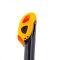 Трубка для плавання з двома клапанами Marlin Dry Lux Black/Orange пряма гофра