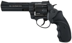 Револьвер под патрон Флобера 4 мм. Stalker 4,5" Black (стальной барабан)