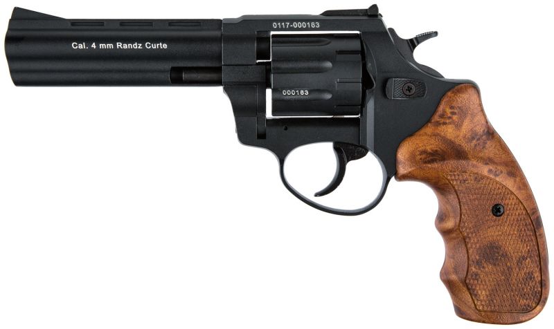 Револьвер под патрон Флобера 4 мм. Stalker S 4,5" Brown (силуминовый барабан)