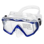 Маска Marlin Big Panoramic blue (прозрачный силикон)