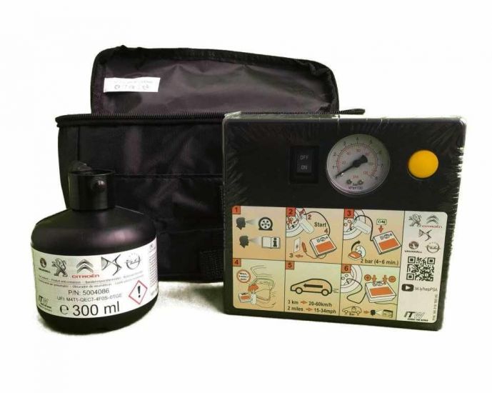 Оригинальный комплект для ремонта проколов шин PSA Groupe (VAUXHALL / OPEL / CITROEN / DS / PEUGEOT) 98 319 389 80